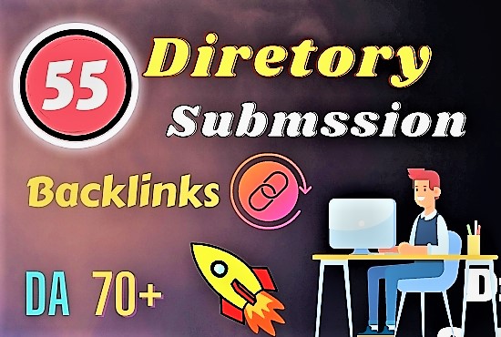 I will do 55 web directory submission Instant Approve backlinks manually 