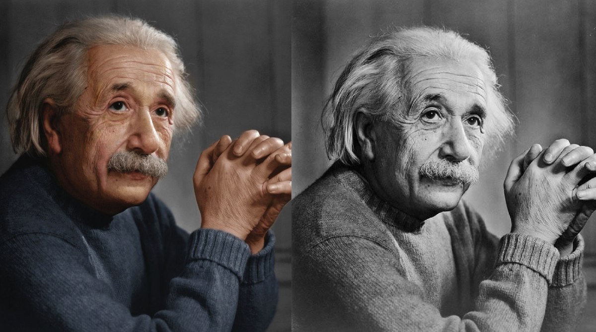 I am converting black and white photos into color