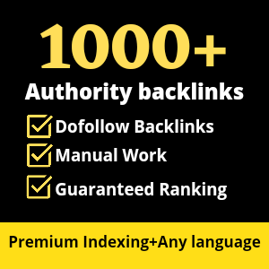 Build 1000 dofollow backlinks Safe Ranking Bulk Service 