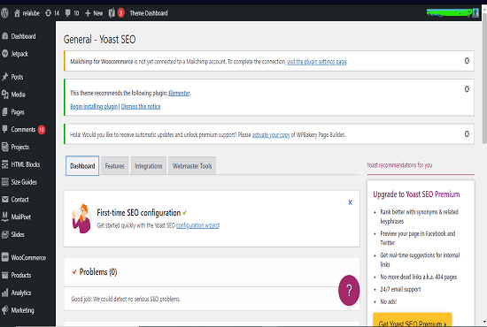 WordPress on-page SEO to rank your website with Yoast or RankMath plugin