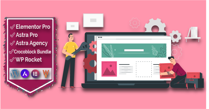 I will Install Elementor Pro and Astra Pro and Crocoblock Jet Bundle