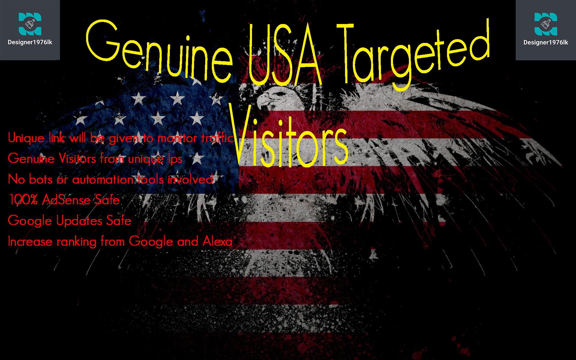 I will drive USA traffic to your website through four...