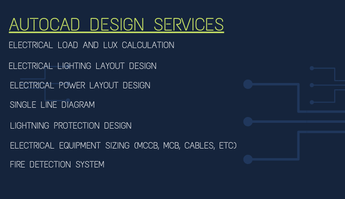 I will do detailed autocad electrical drawings and design for a given floor plan