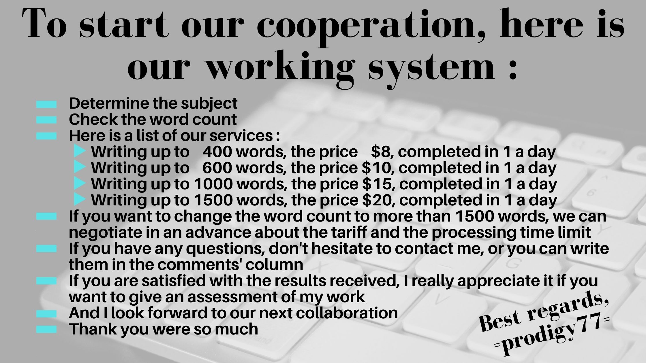 Need writing for articles, blogs or magazines