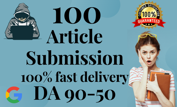 I will create Manually 100 Article Submission