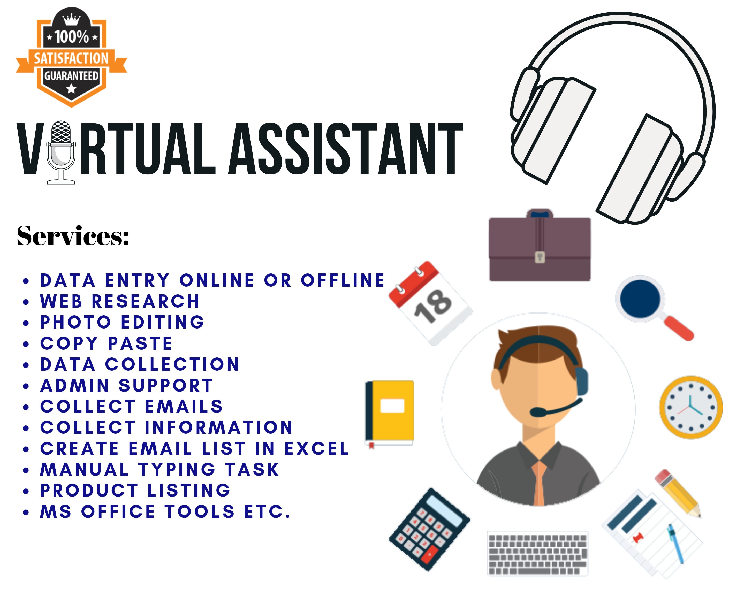Be Your Data Entry / Virtual Assistant