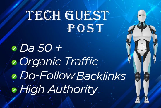 I will do high DA guest post of health & tech