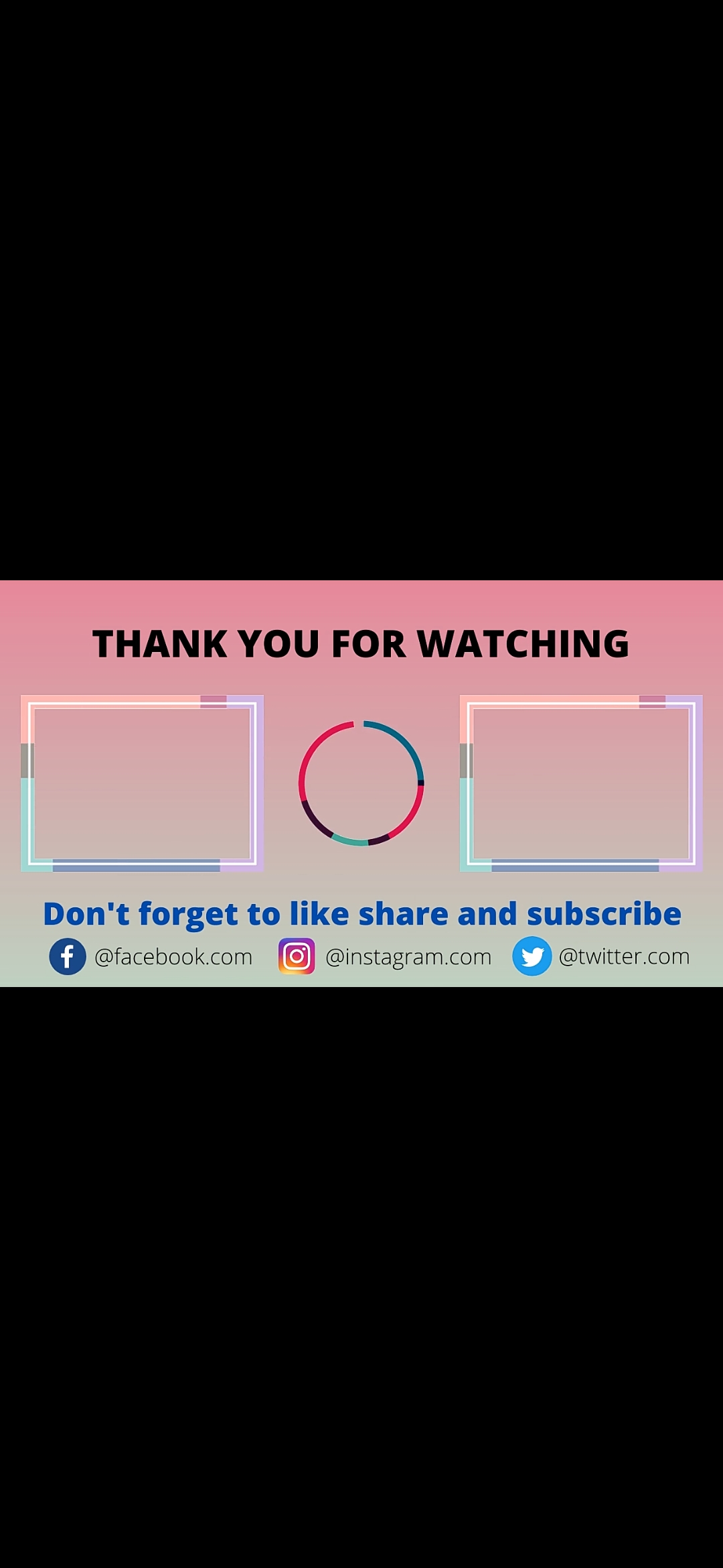 i will create end screen outro for your youtube video