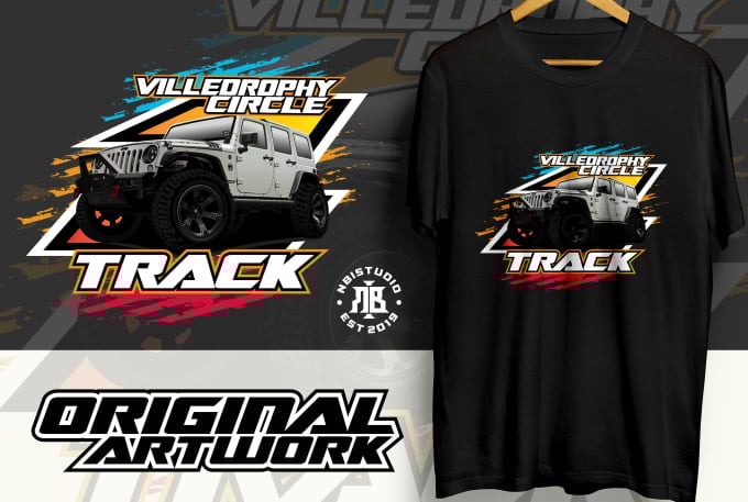 I will draw car vector illustration automotive for t shirt design