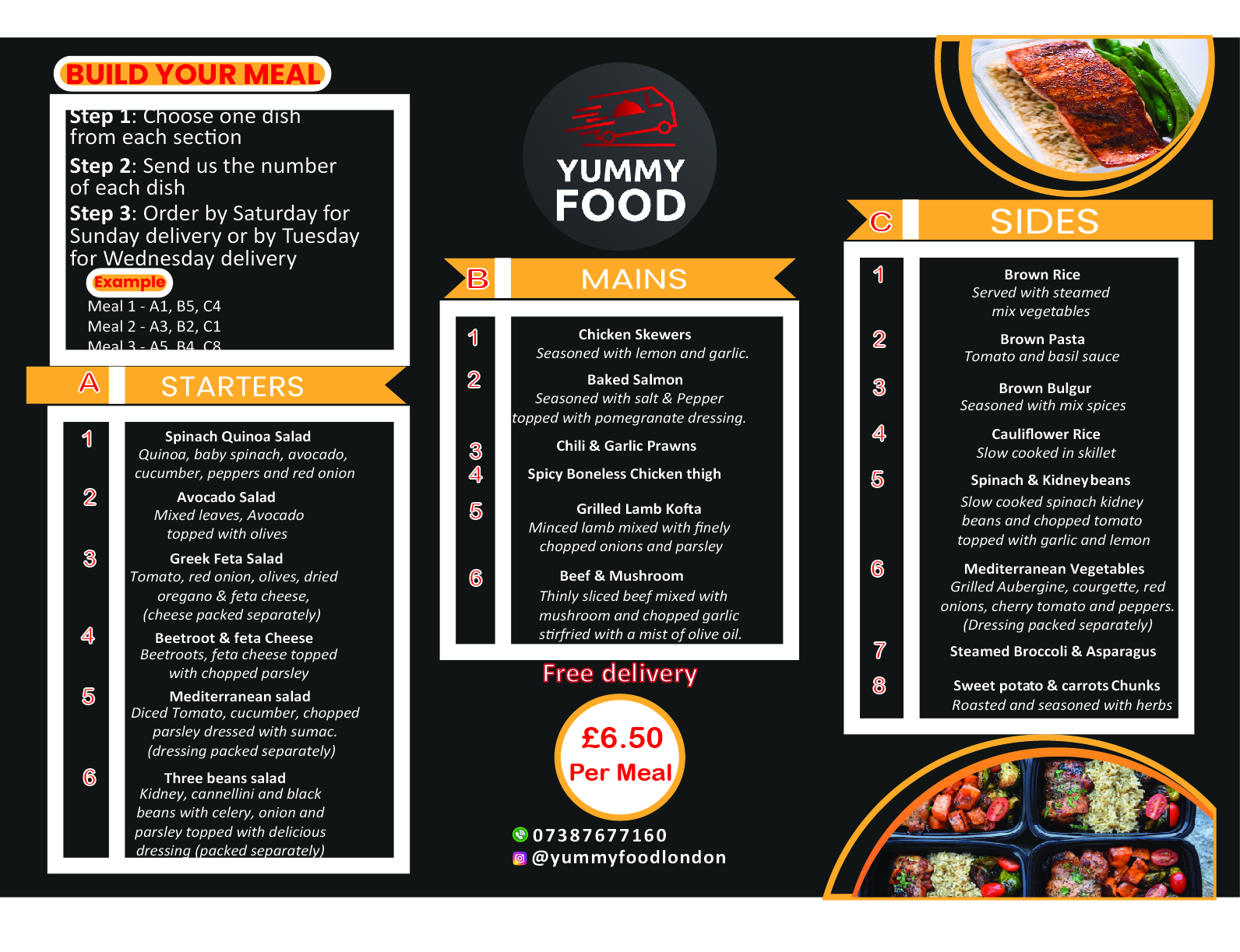Food Menu & Restaurant Menu Design of your Business in 3 hours