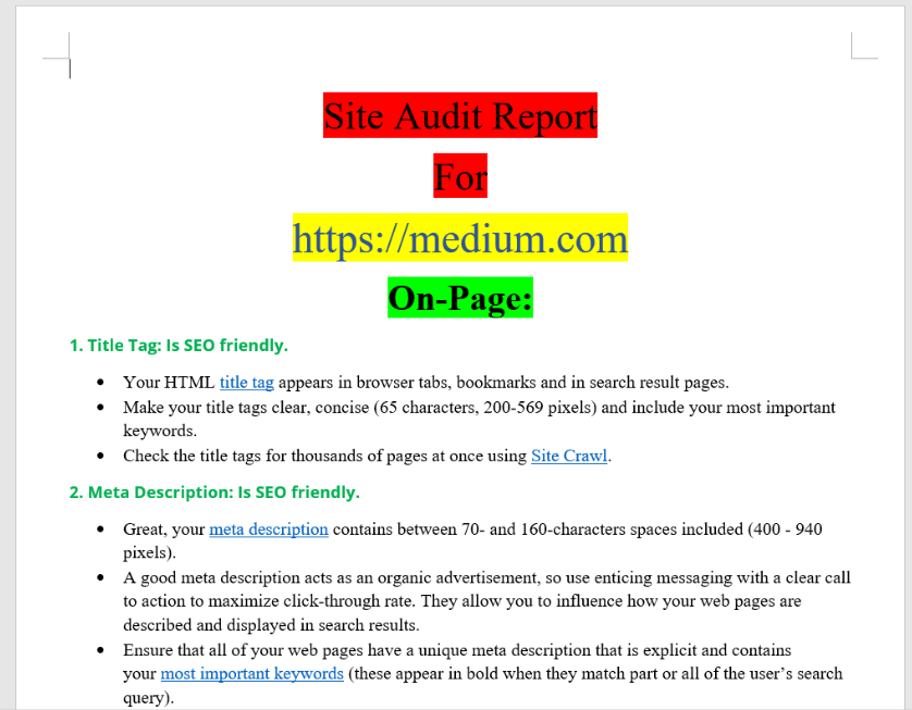 I will Do Audit for Your Web site and WordPress Completely