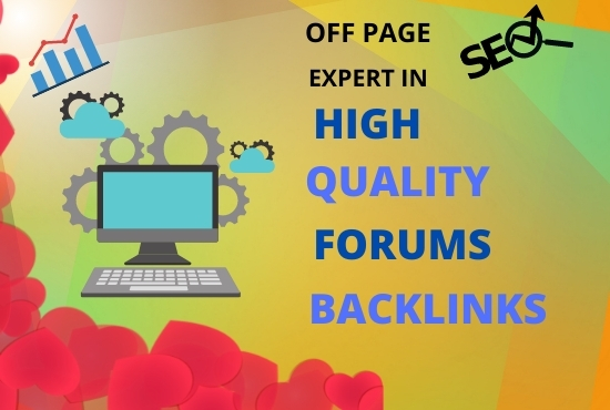 I will provide forum posting backlinks of high authority SEO