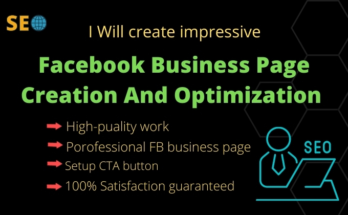 I will create your Facebook business page manage