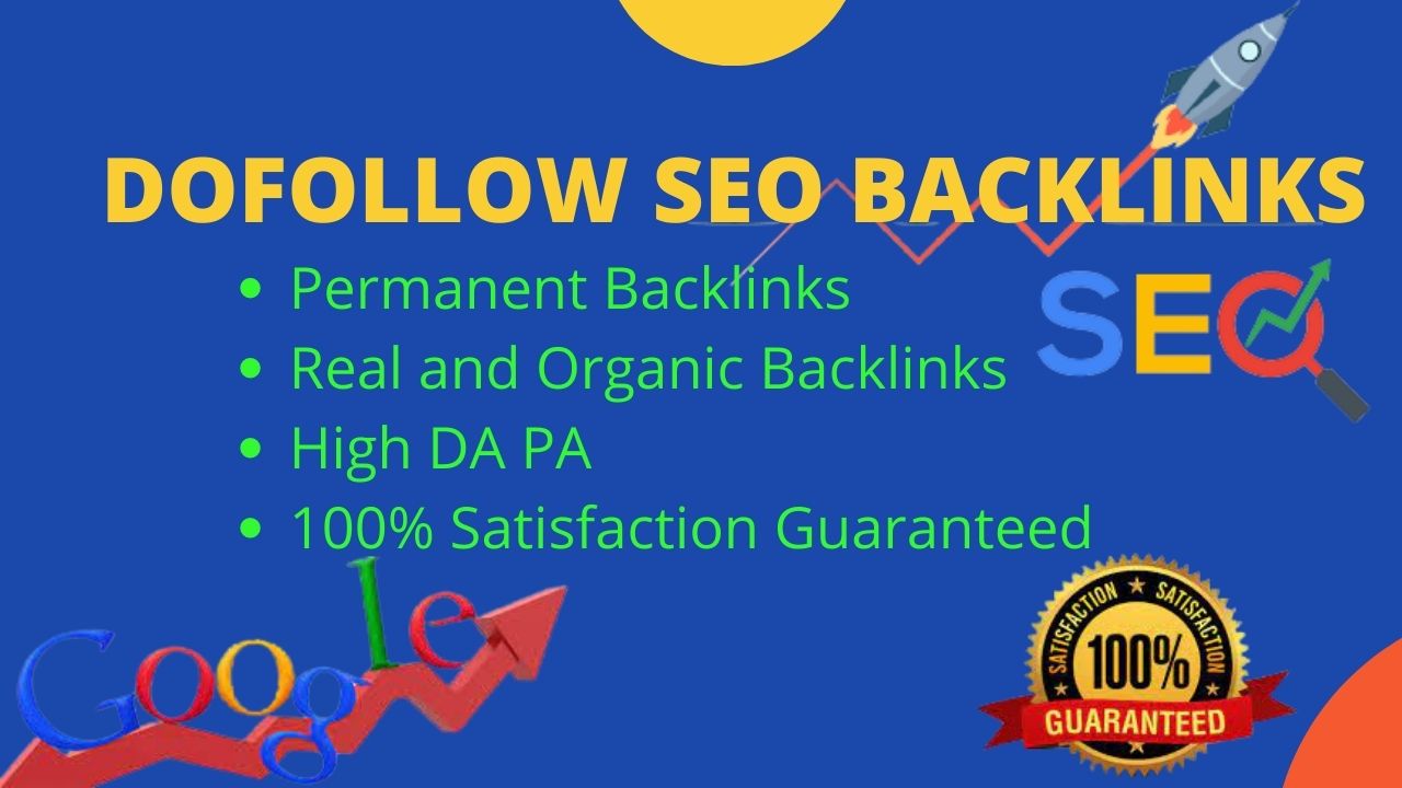 I will do quality high authority SEO dofollow backlinks for your website boosting