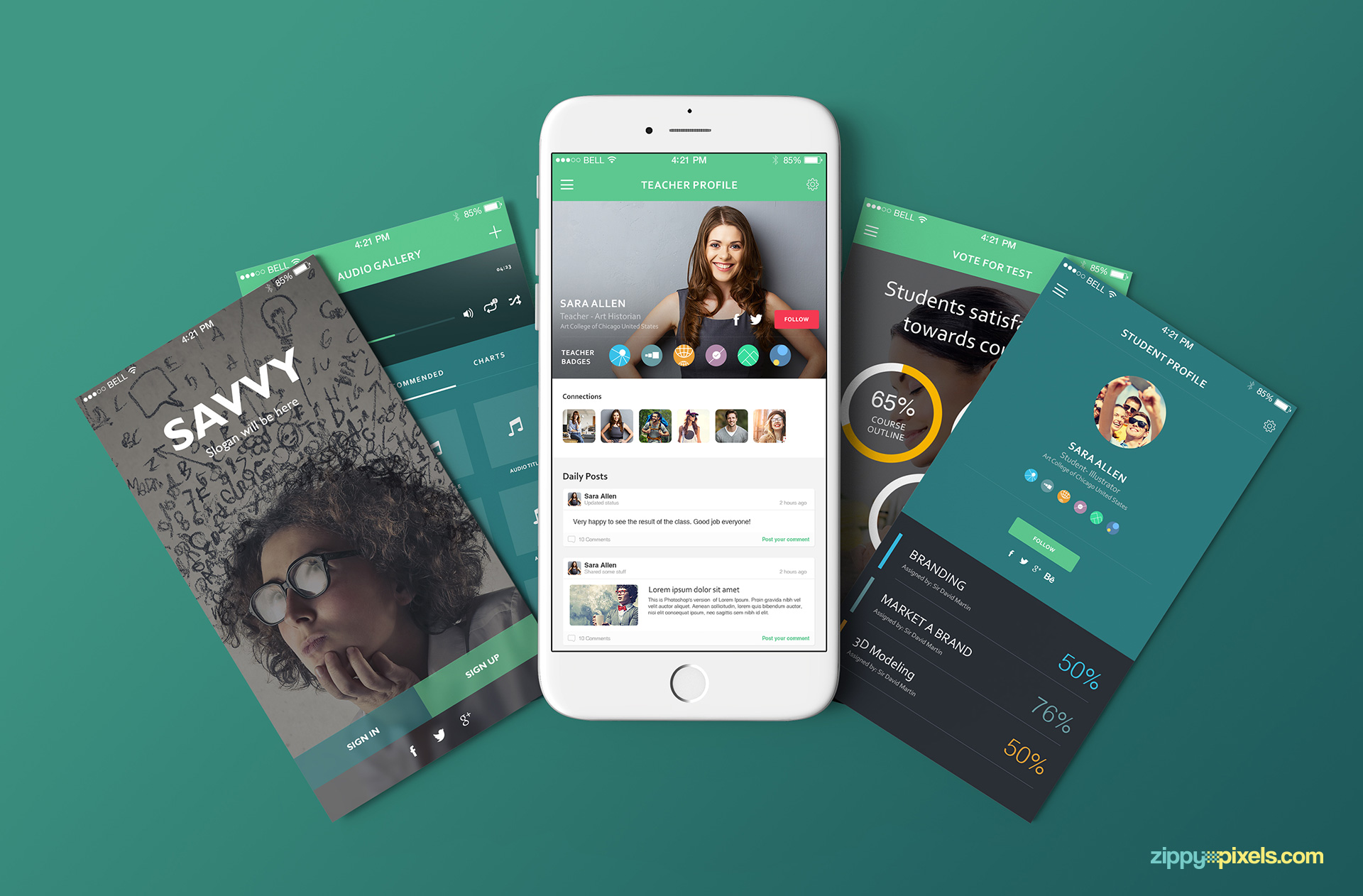 I will design UX UI mobile or web screen using adobe xd or figma