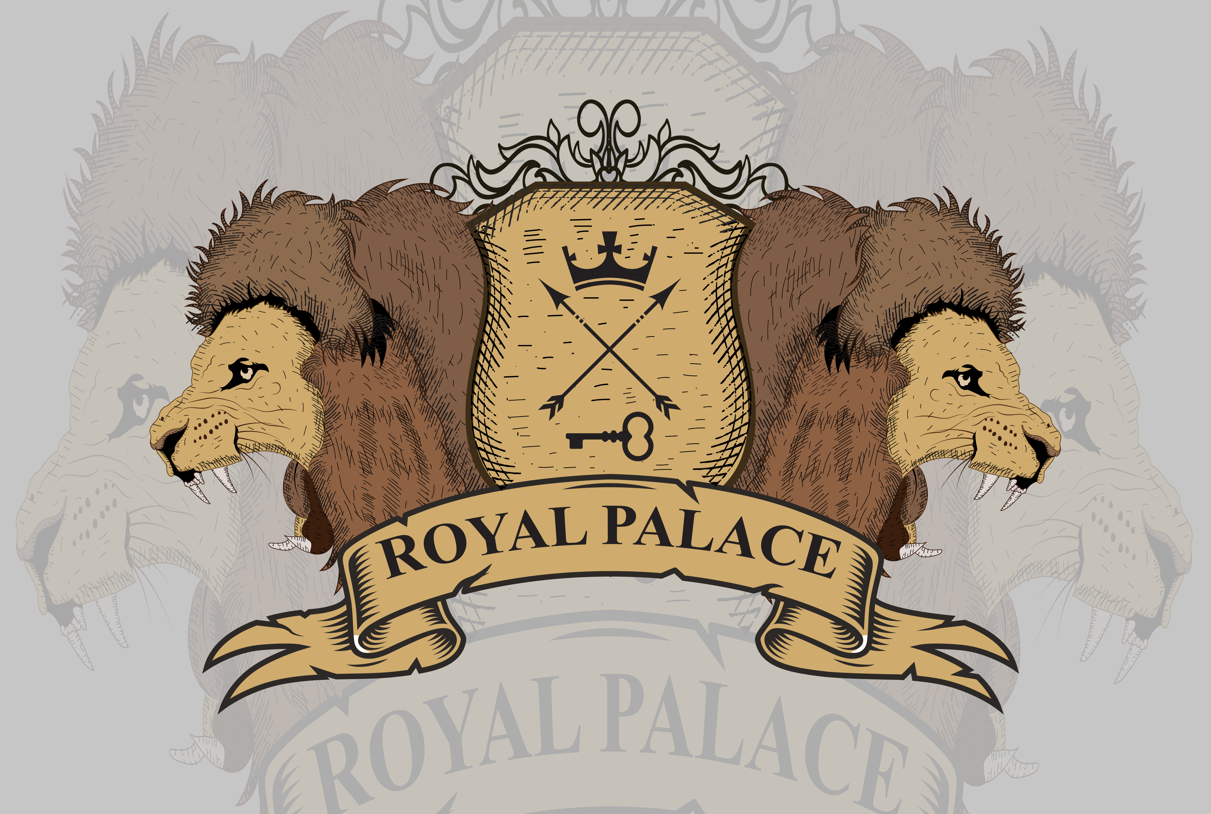 I will do hand drawn vintage logo and vintage T-shirt design