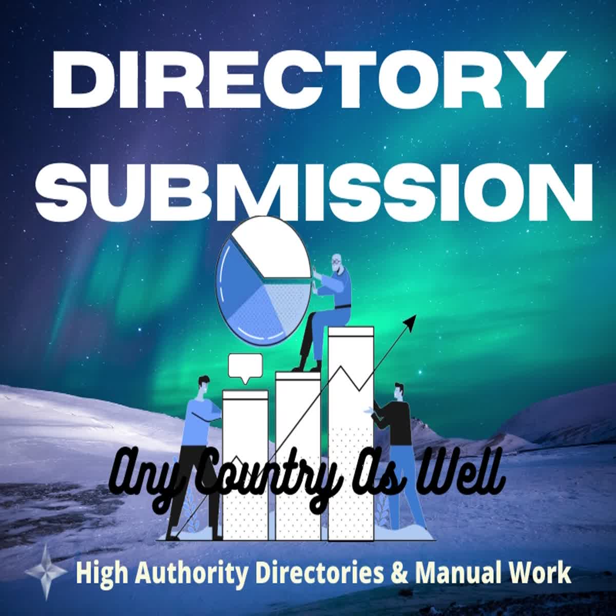 I will submit manually 50 Directory Submission powerful backlinks.
