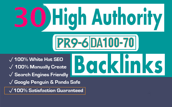 I will do 30 high PR top social bookmarking backlinks...