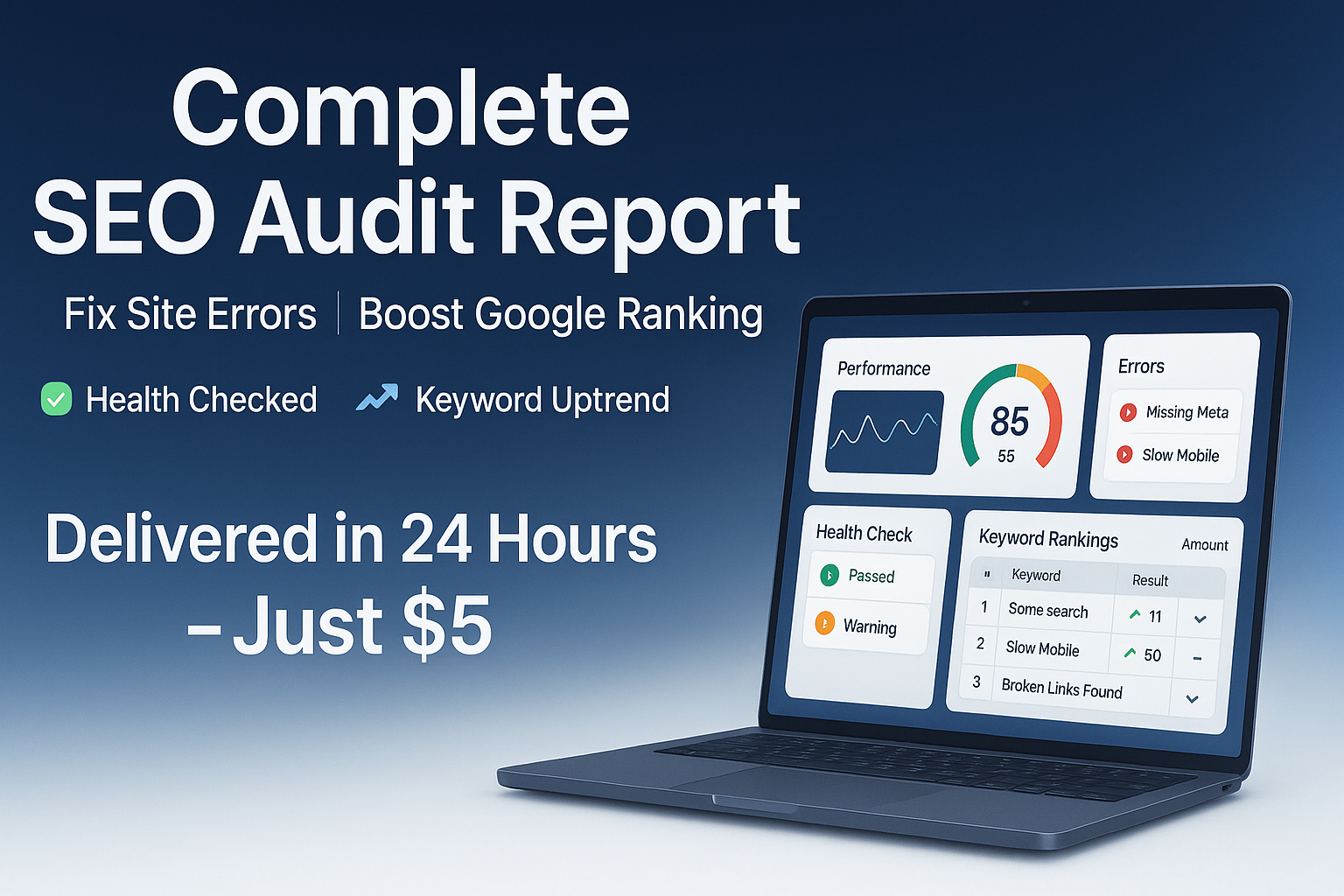 Get a Full SEO Audit Report for Your Website &ndash; Fix Errors & Boost Website Ranking