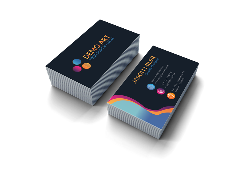 I will do design Luxury business card with two concepts