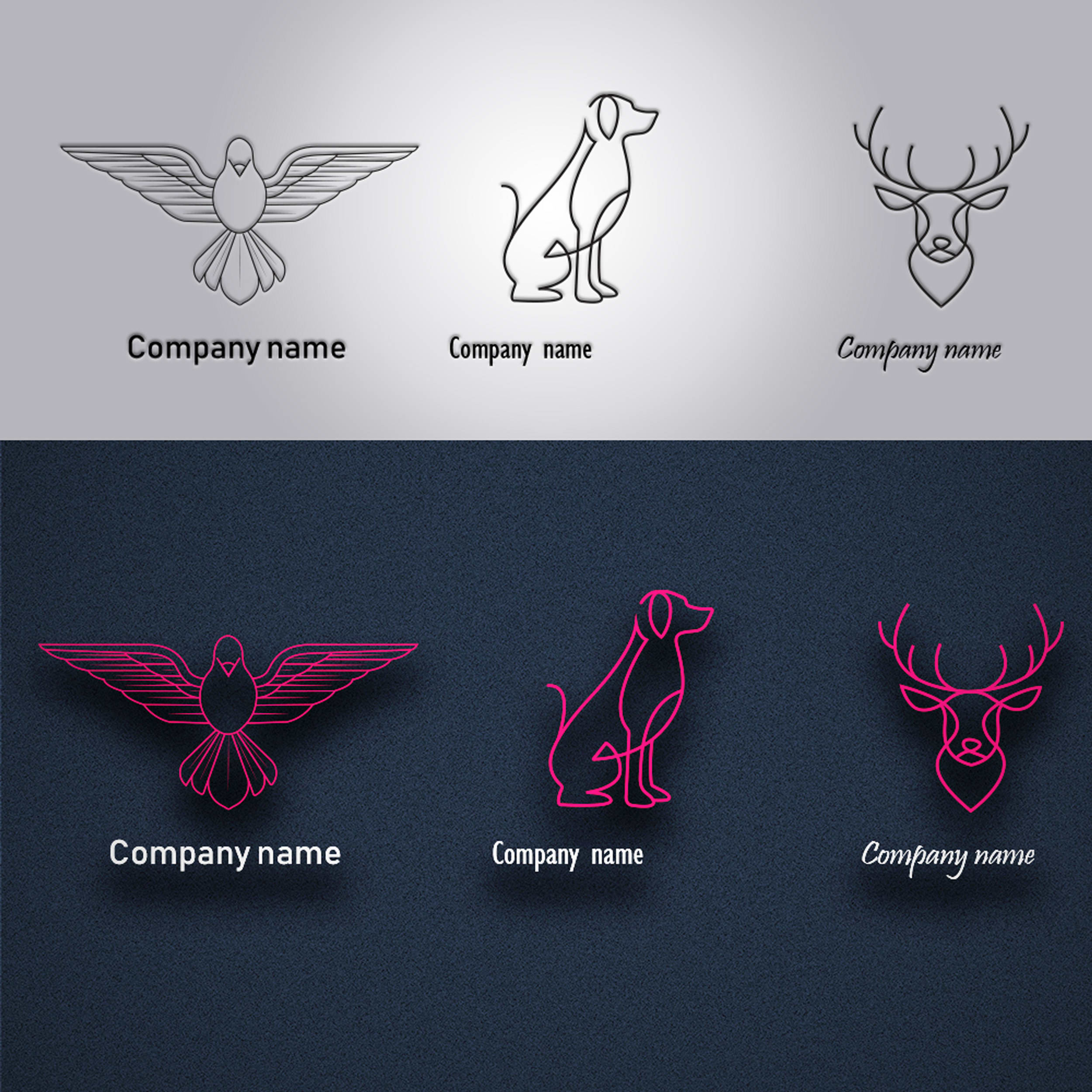 I will design single line art logo