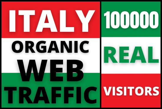 I will drive organic italy web traffic to your websit...