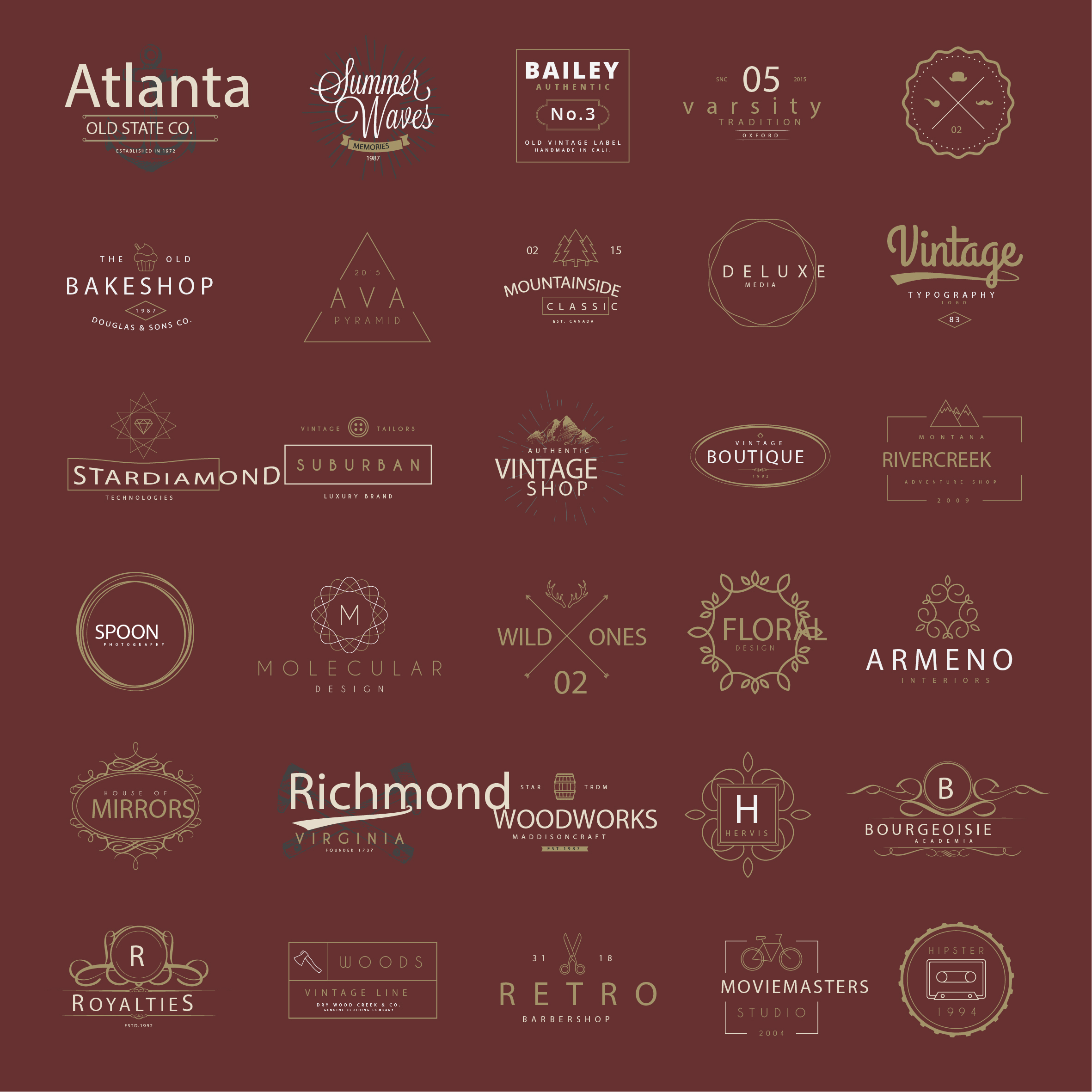 Design Unique, Minimalist, Brand faces with copyrights in 24h