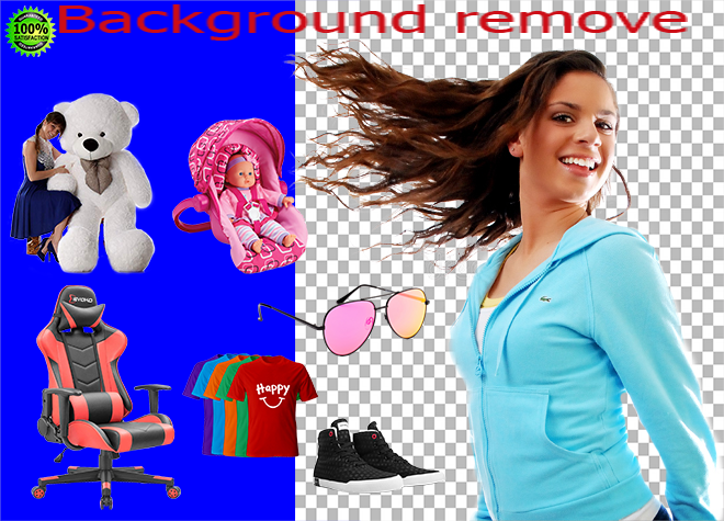 I will remove background product image in Photoshop