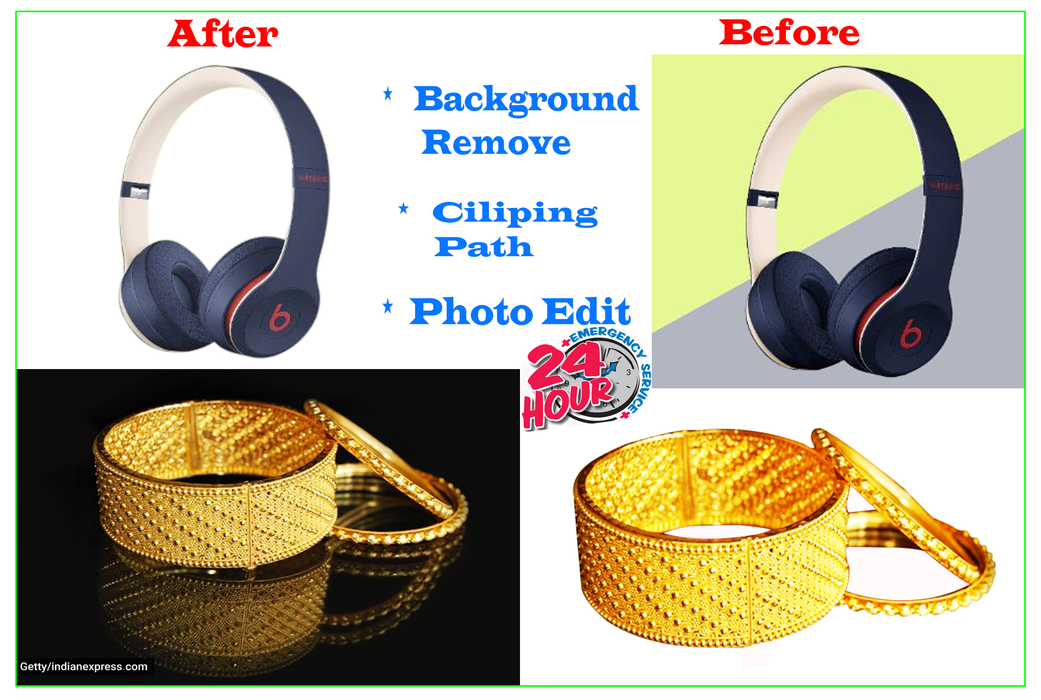 I will remove background 50 photos immediately