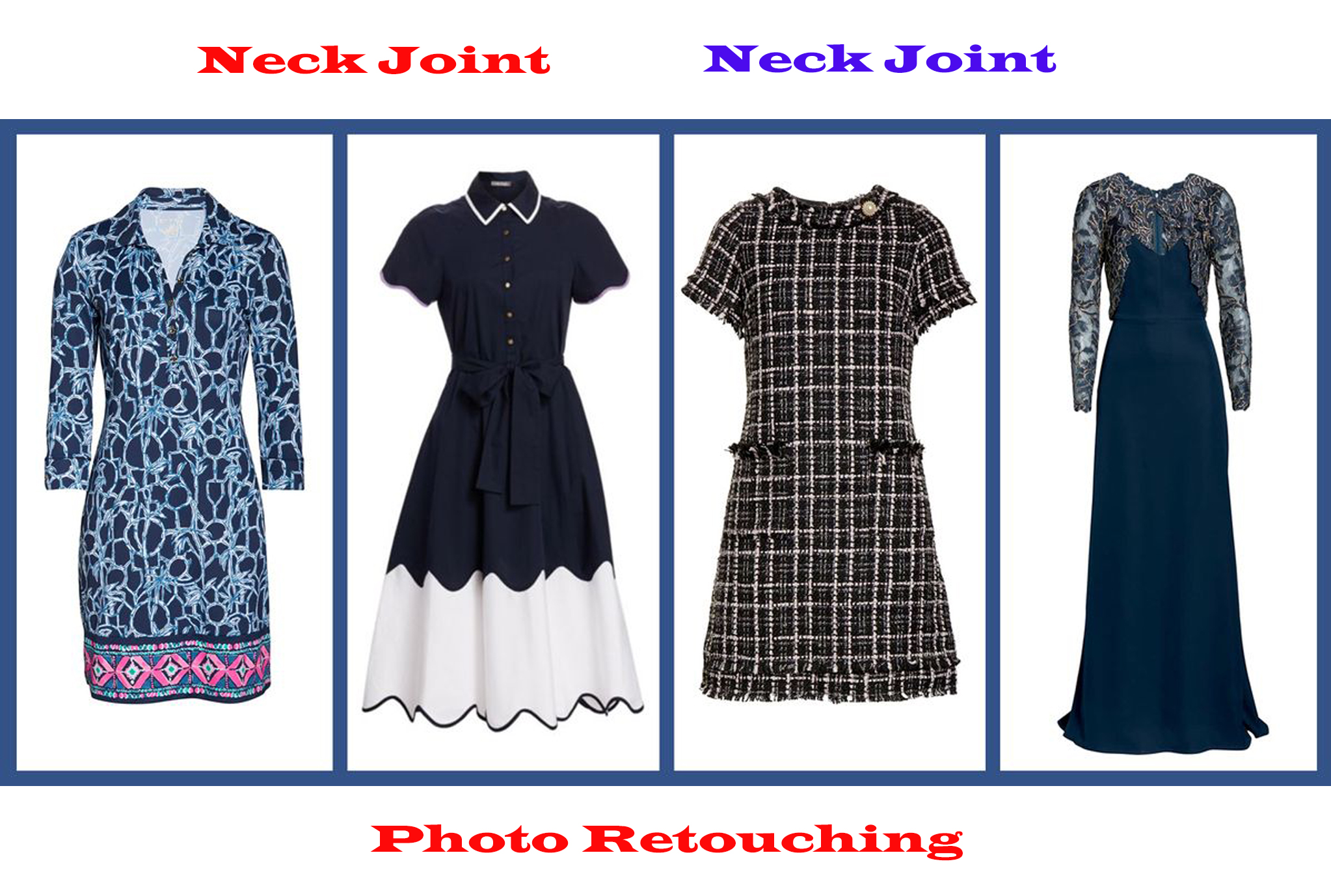 I will do ghost mannequin, neck joint, image editing in 24 hours