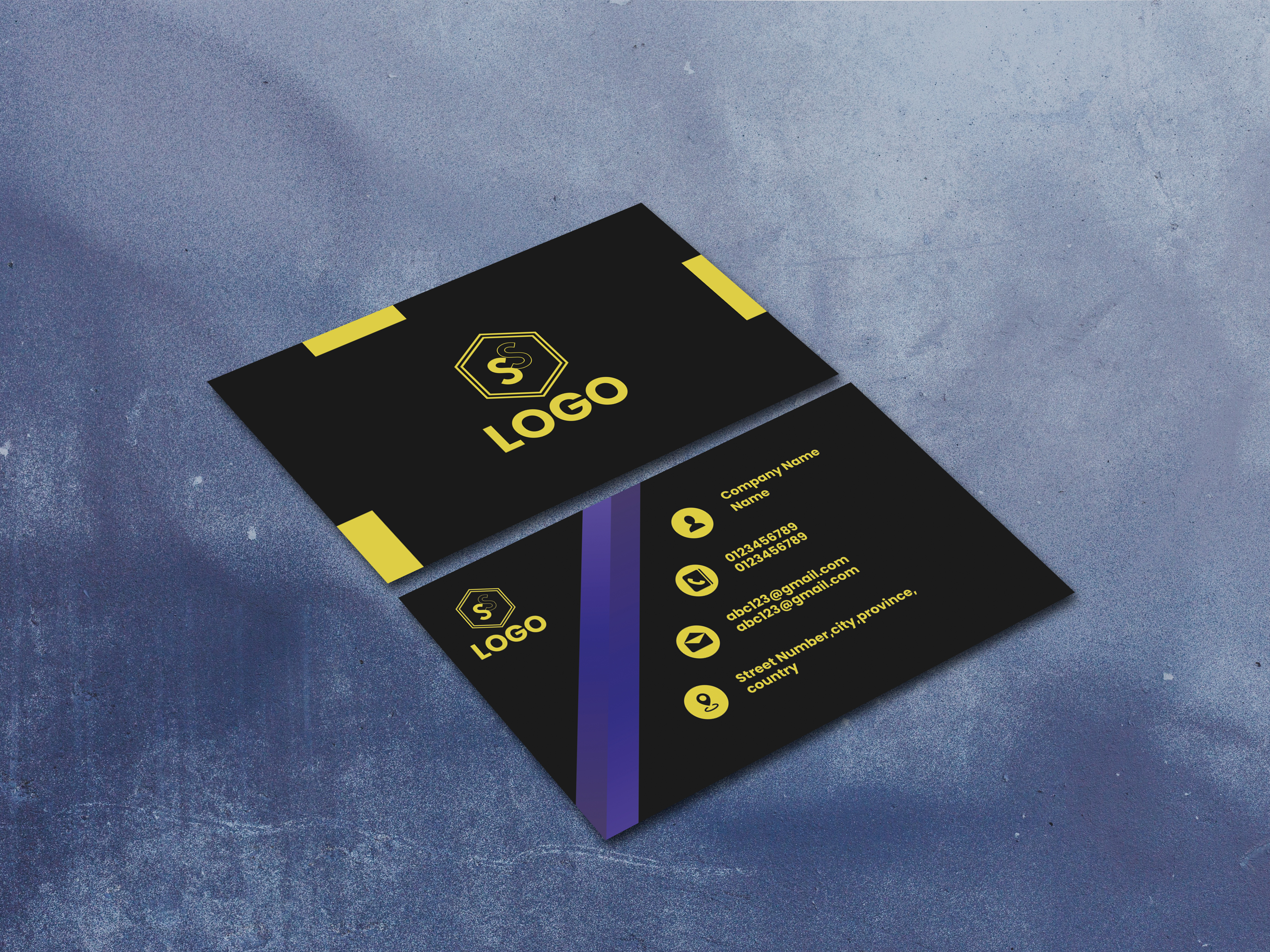 I will design professional business card and do 3 realistic mockups