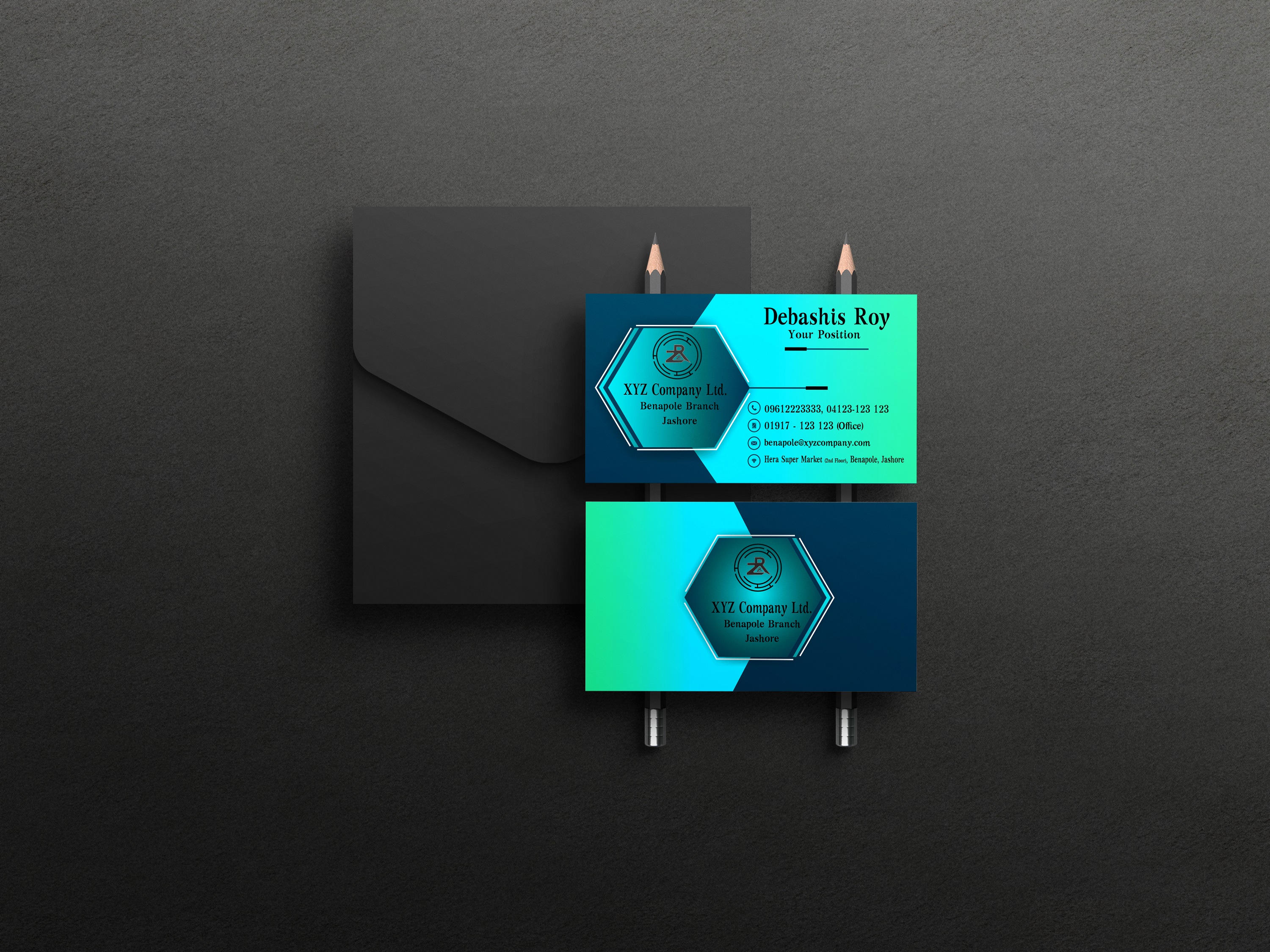 I will provide Attractive business card design for you