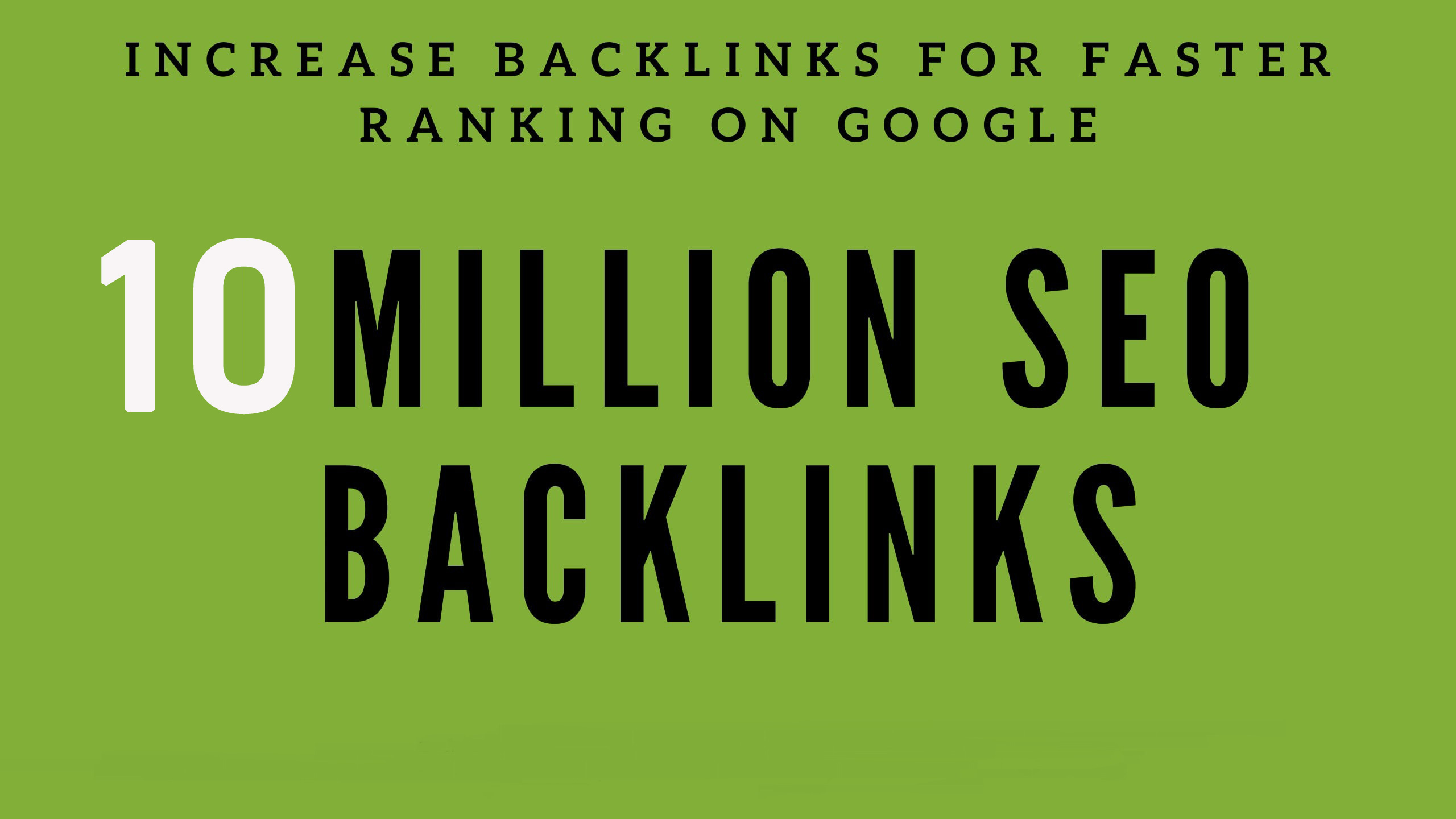 10 Million Backlinks for you website