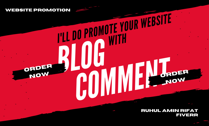 I will do promote your website with 100 blog comments 