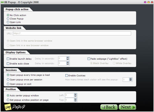 IM PopUp,popup marketing software