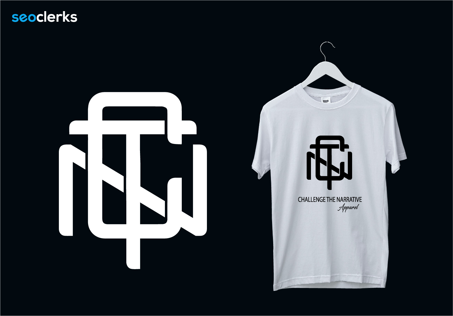 I will design typography t shirt and letter logo