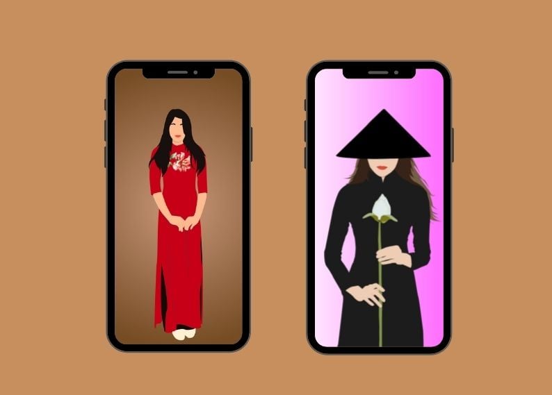 I will draw a phone wallpaper picture for you