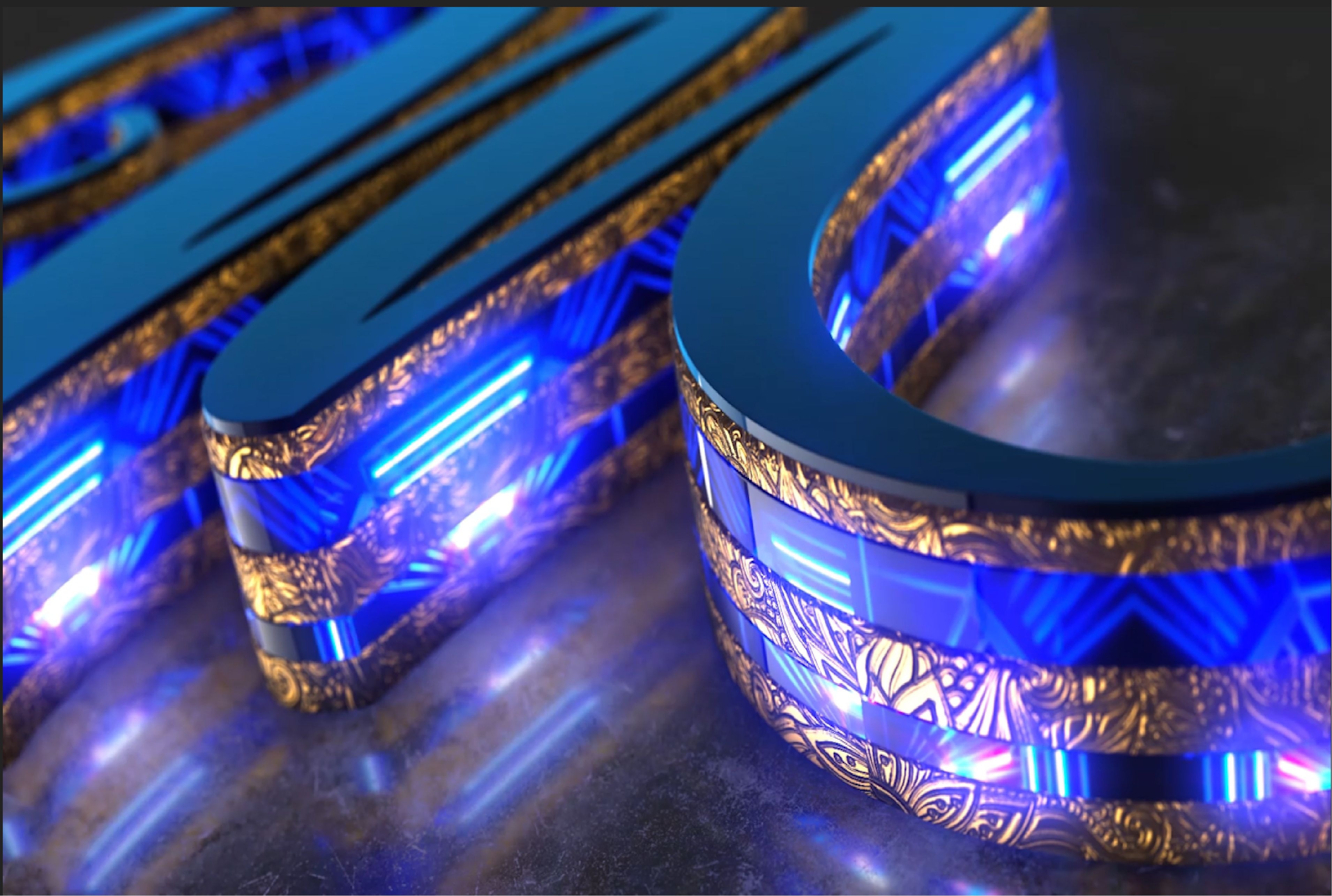 I will create custom 3d cinematic and neon logo animation intros