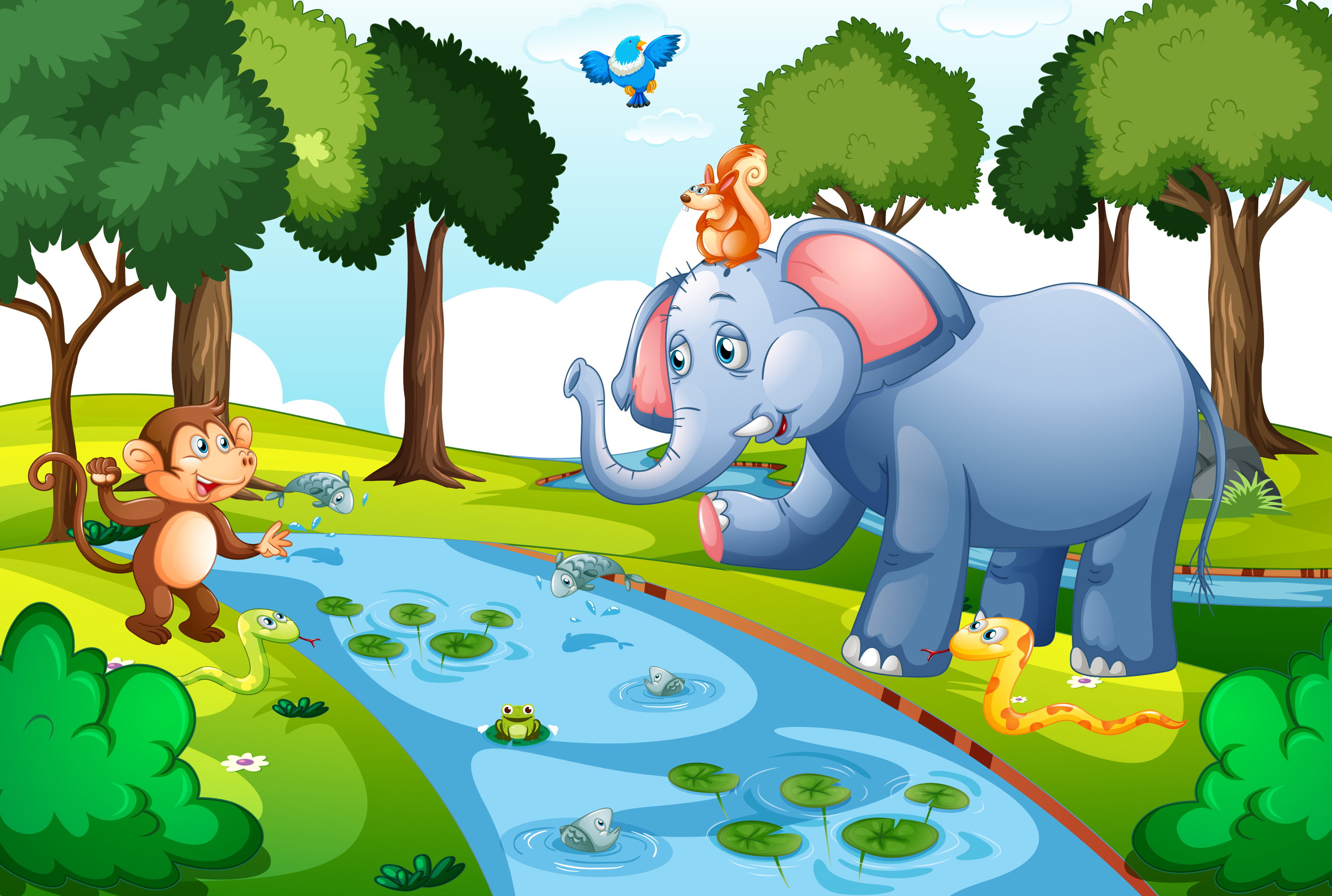 I will draw awesome children book illustrations in your requirment
