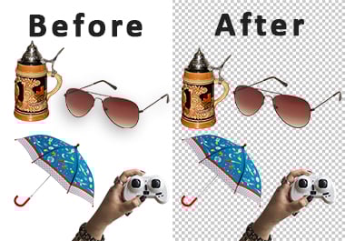 I will remove the background of any 15 product images in 18 hours.