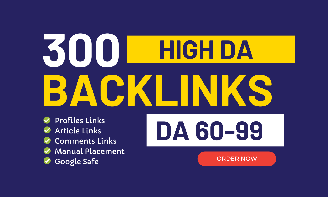I will create High DA backlinks for best linkbuilding SEO 