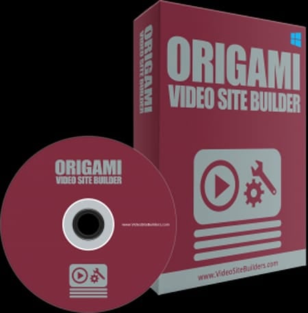 Origami video site builder software 