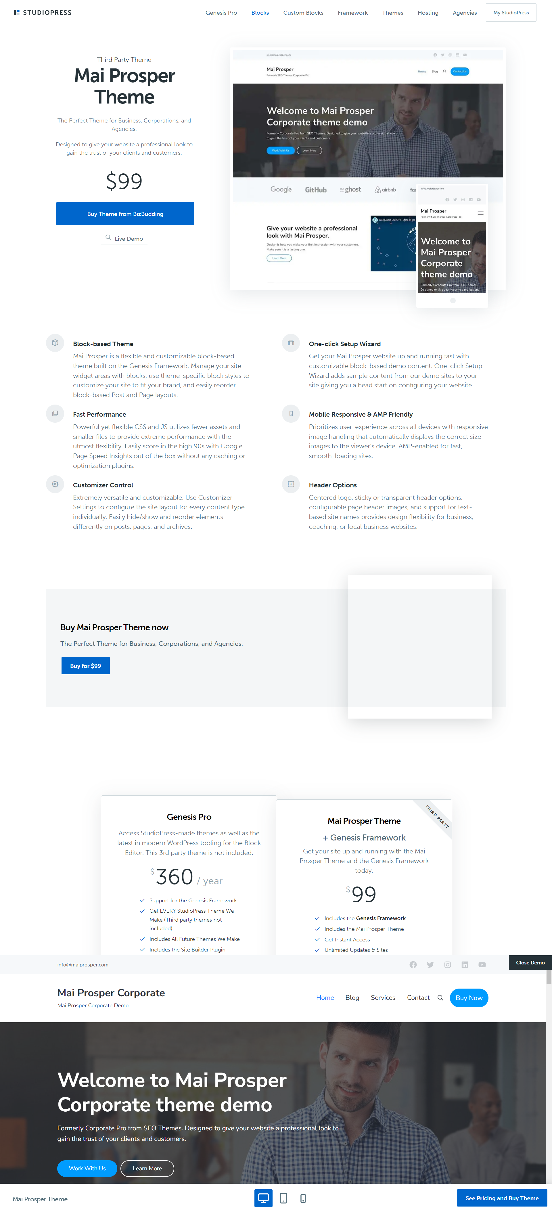 Design Responsive, SEO friendly, Fast & Secure WordPress Website