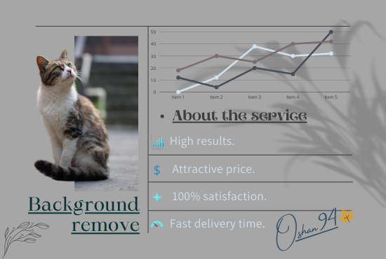 I will remove the background of pictures.