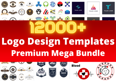 i will provide you 12000 logo templates bundle