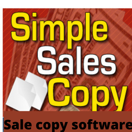 Simple Sales Copy New Software 