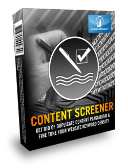 Introducing Content Screener This software helps to c...