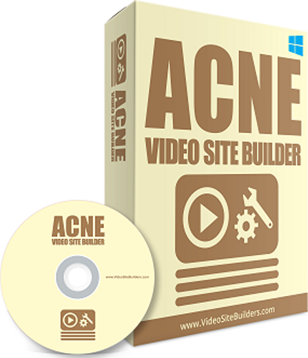 ACNE VIDEO SITE BUILDER SOFTWARE HELP TO INSTANTLY CR...