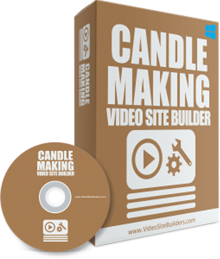 CANDLE MAKING VIDEO SITE BUILDER SOFTWARE INSTANTLY C...