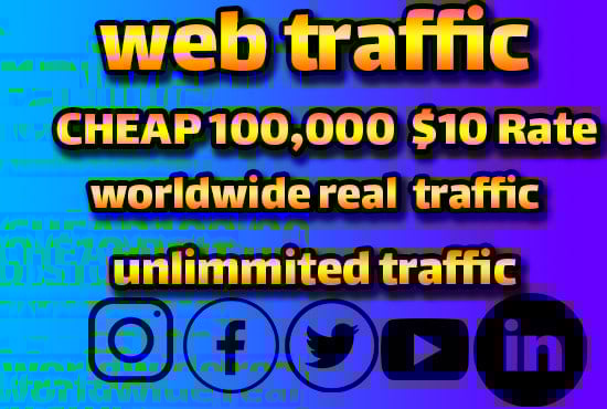 Organic web 3000+ traffic promotion for websites